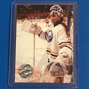 Clint Malarchuk #159 1991-92 Pro Set Platinum Ice Hockey Trading Card